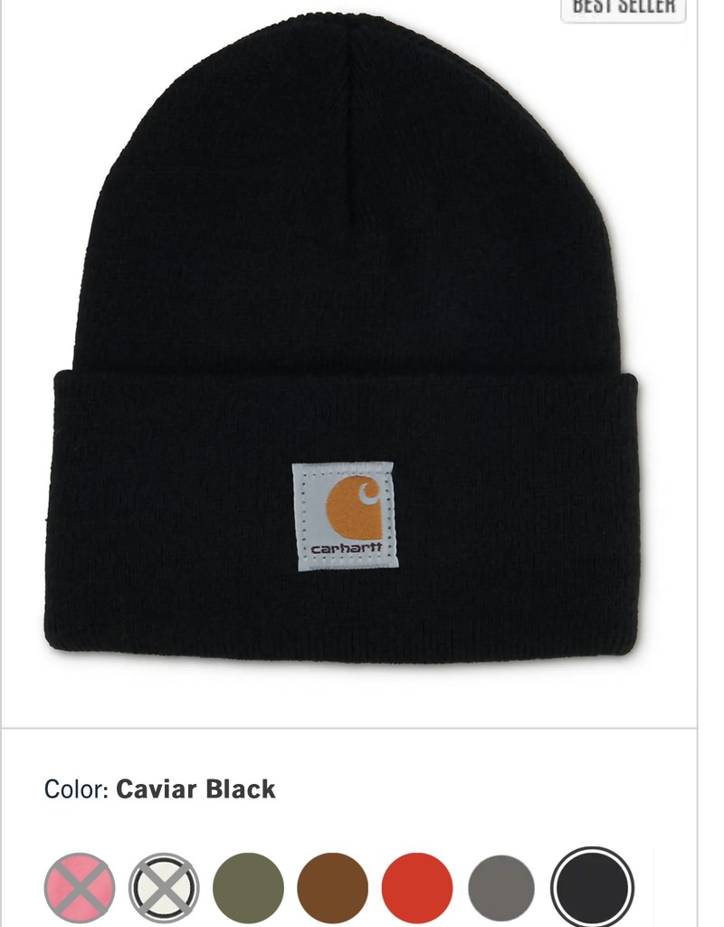 P33 mũ len Acrylic Carhart