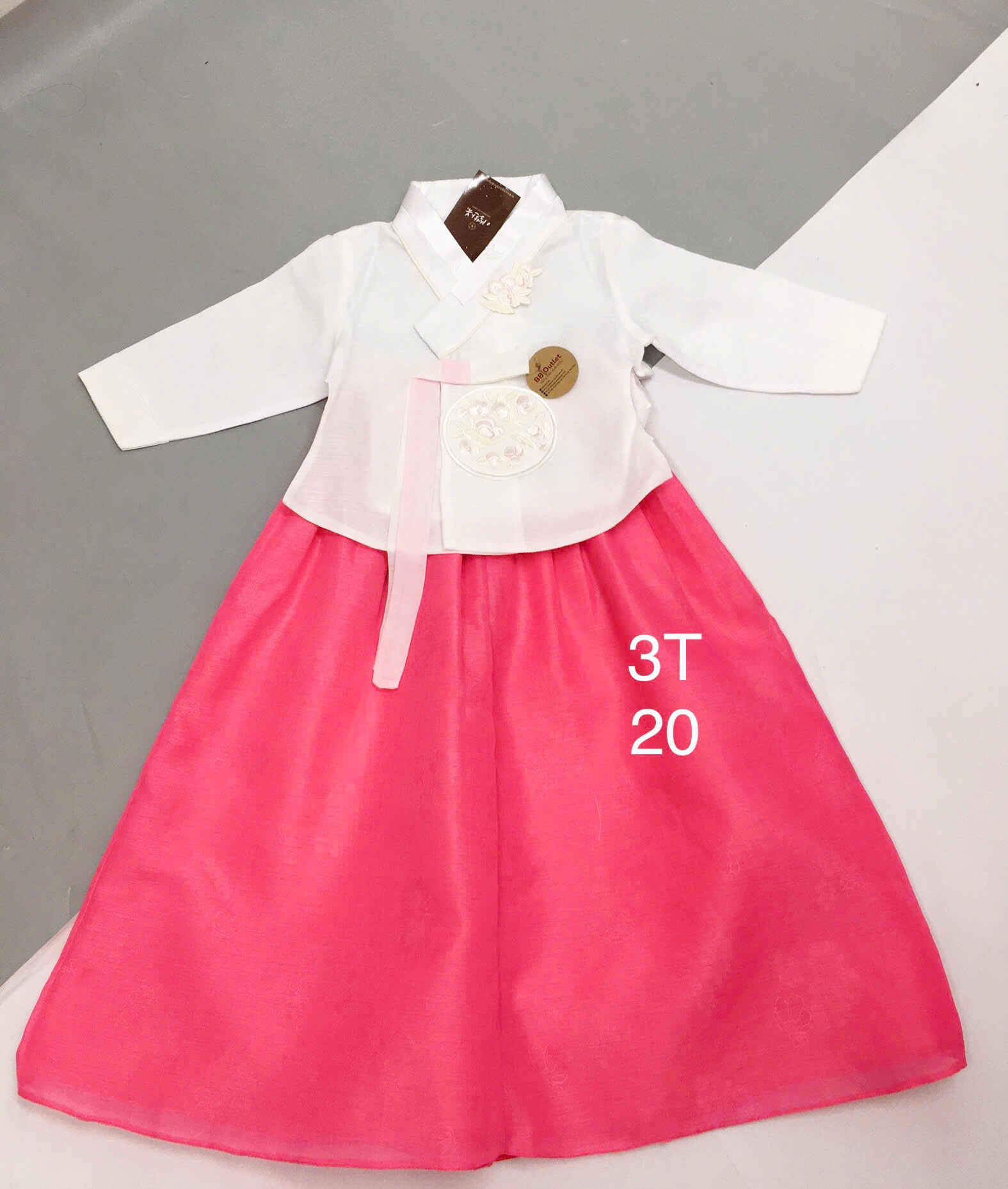 Bộ Hanbok bé gái 3T