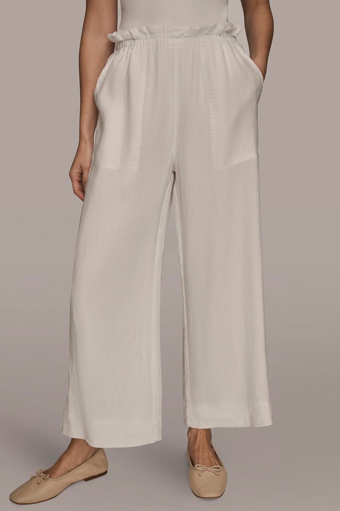 Q142 Quần suông linen Donna