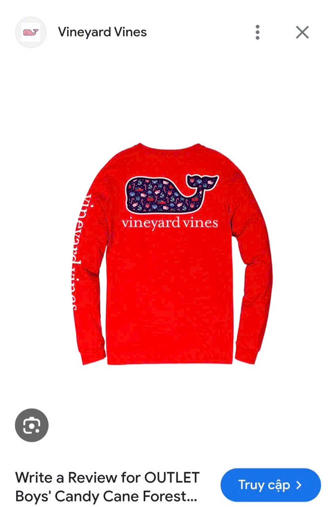 A108c Áo cotton Vines nhỏ