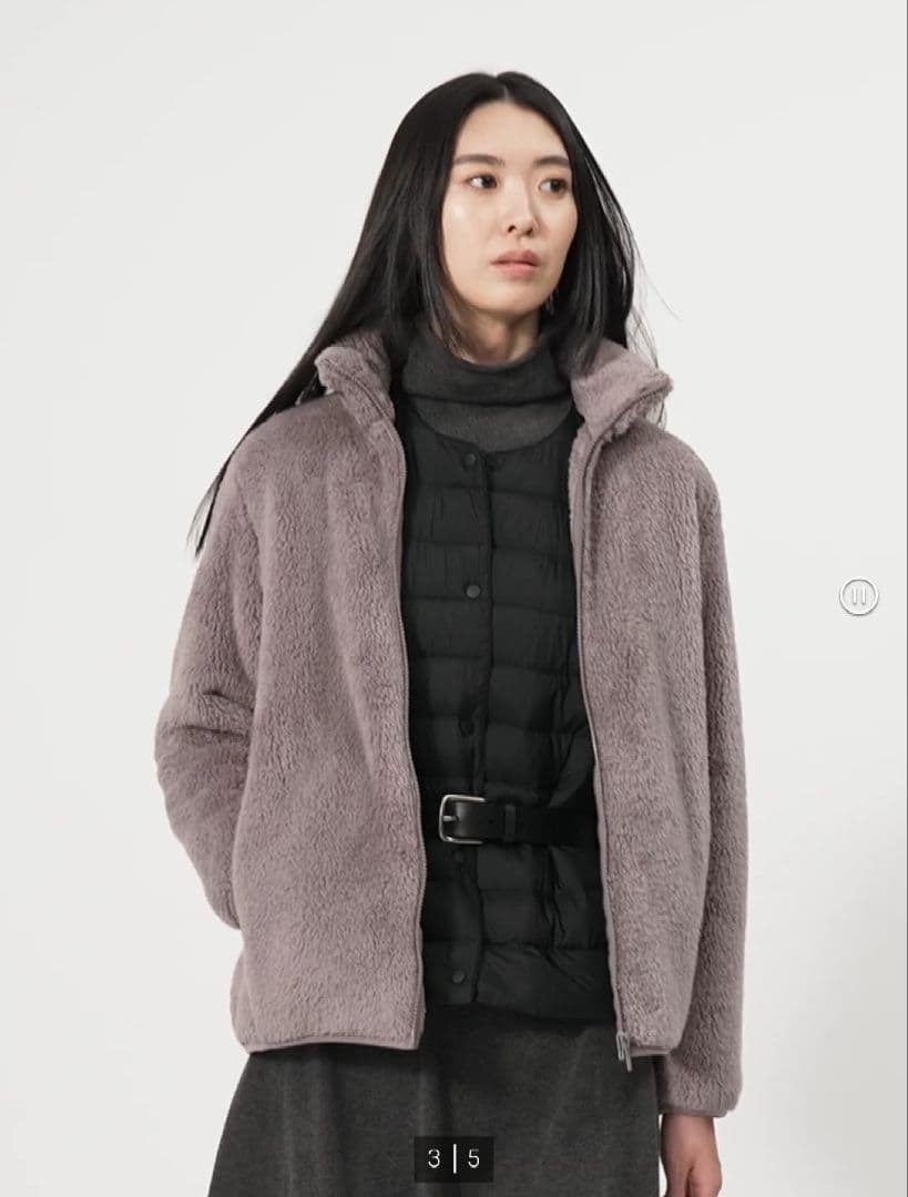 A154 Áo khoác lông cừu Uny