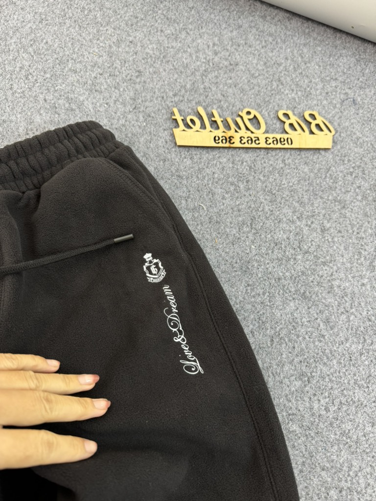 Q138 Quần nỉ dày bo gấu