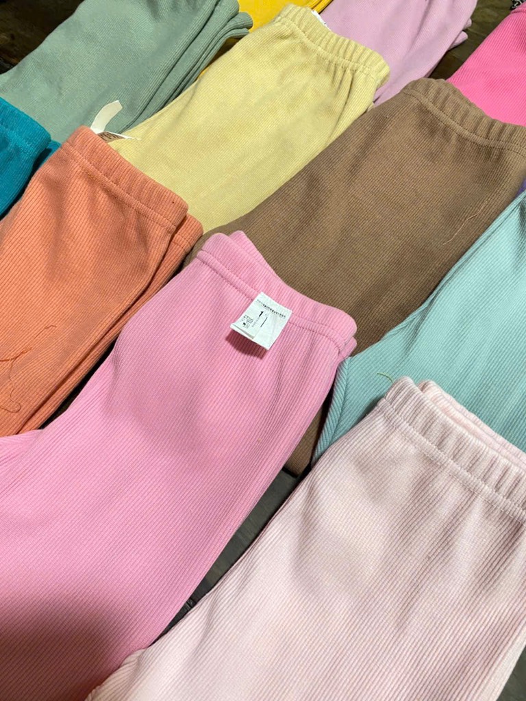 Q136 Quần legging tăm Hàn set 5c