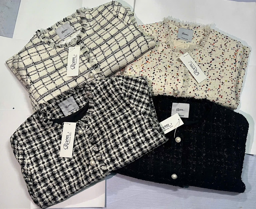 A169 Áo dạ tweed Roem