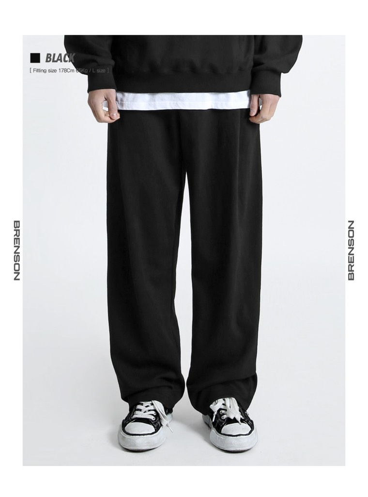 Q114 Quần nỉ ống rộng Brenson