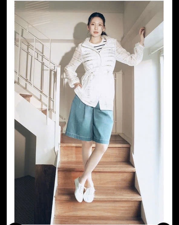 QE21 Quần short Hàn lửng