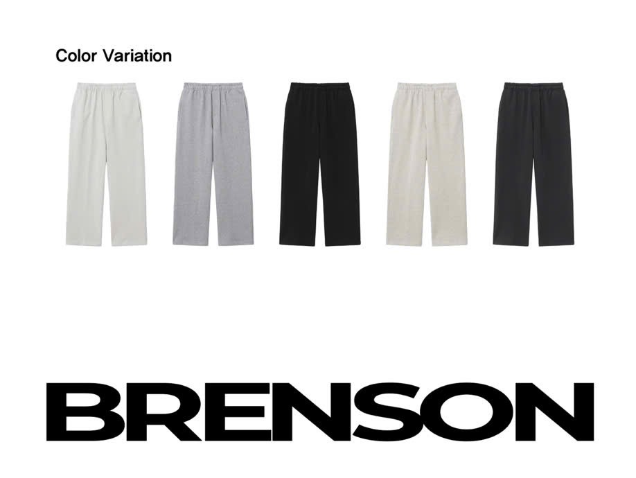 Q114 Quần nỉ ống rộng Brenson