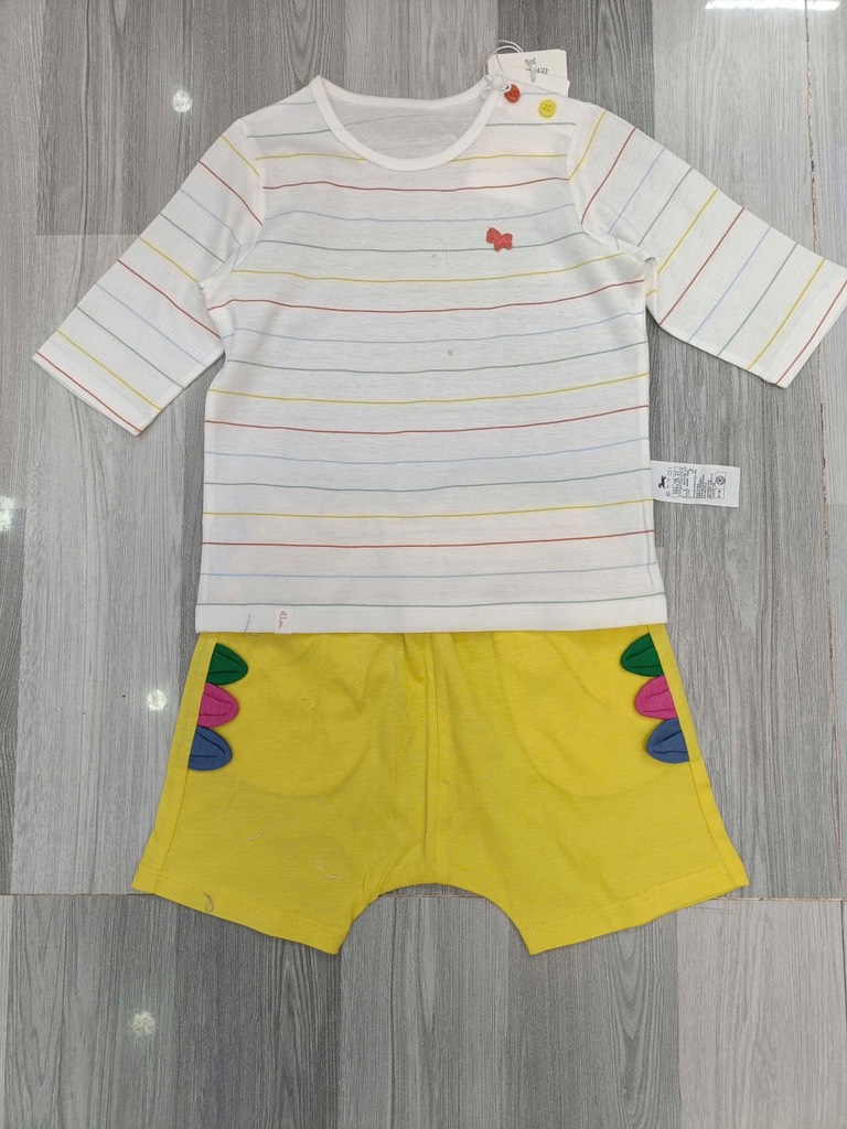 B22 Bộ cotton Hàn ngắn