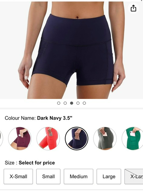 Quần legging đùi Yogaliciuos Lux tập thể dục thể thao: gym, yoga, pilatte, ..