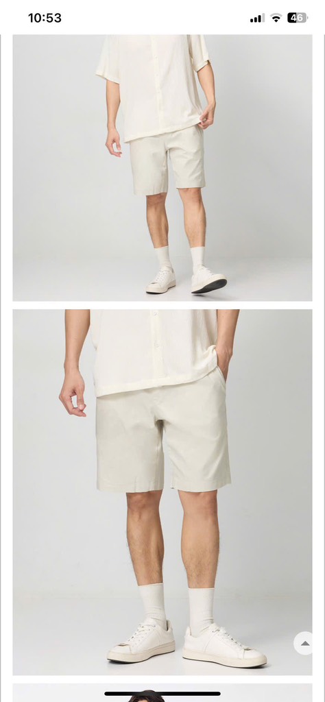 Q150 Quần short nam ka ki Net