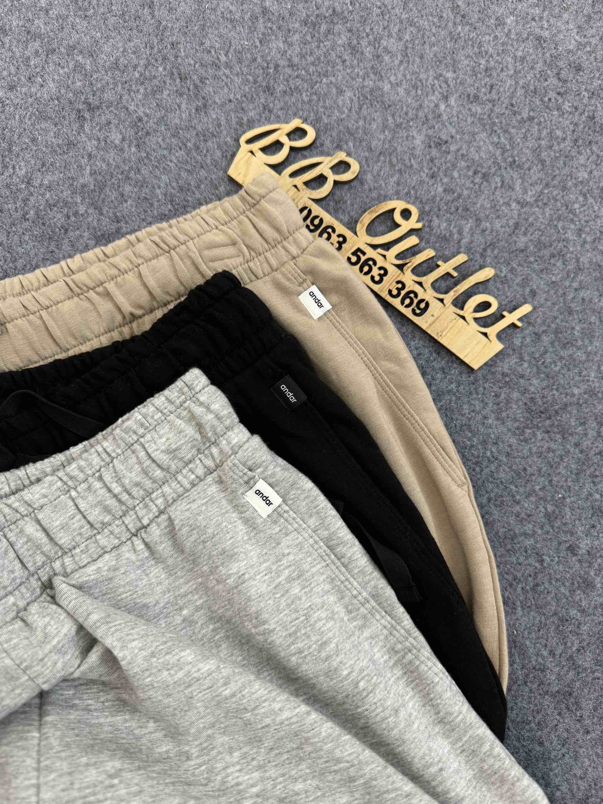 Q54 quần nỉ nữ Andar