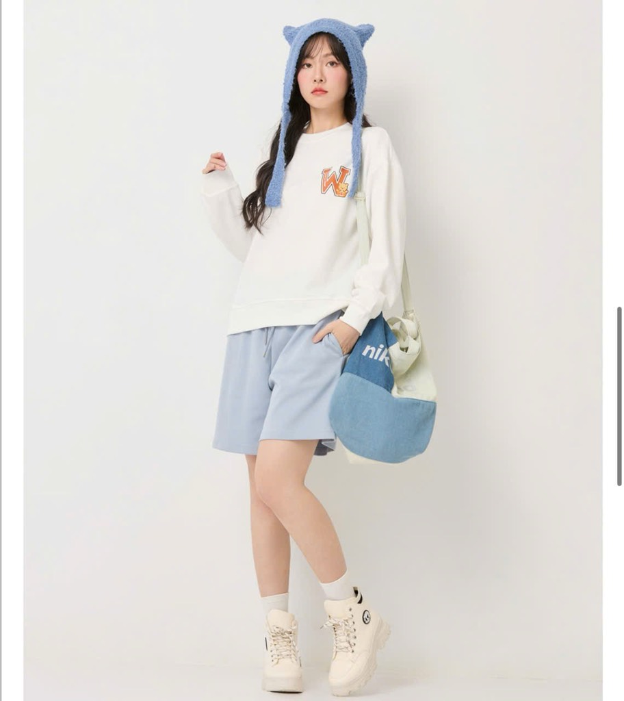 A162 Áo nỉ nữ cổ tròn Net