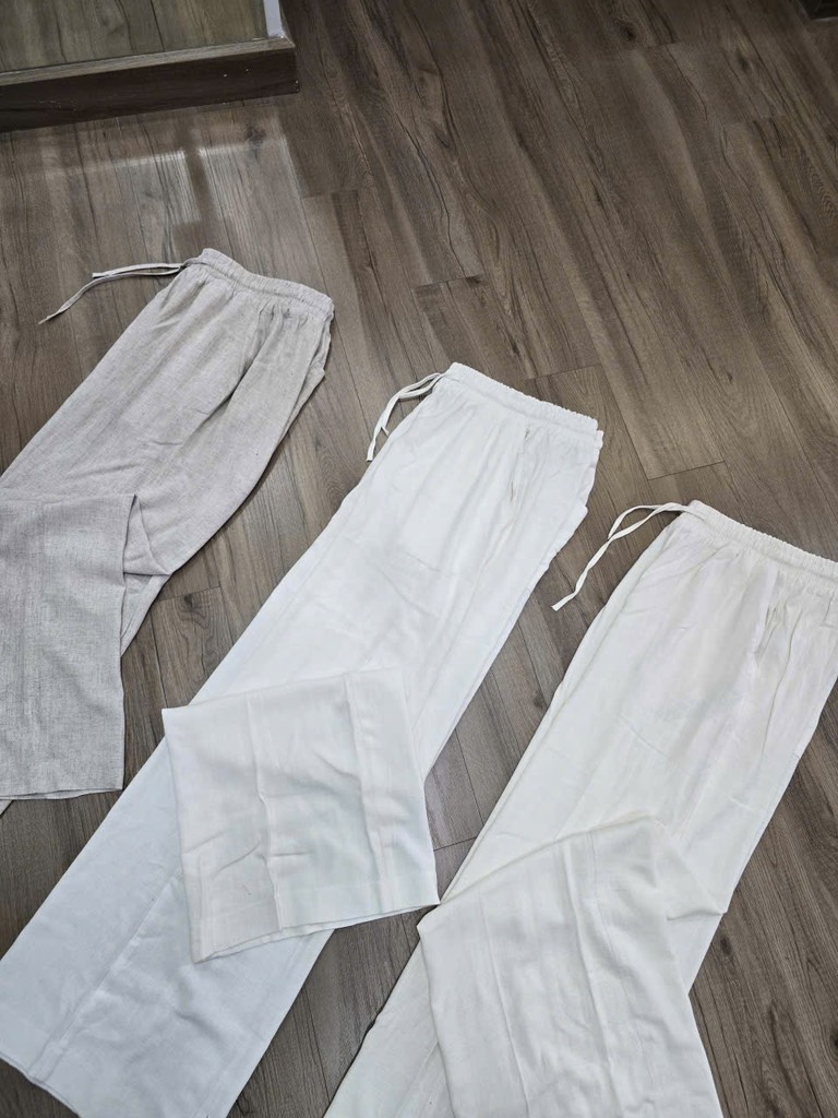 QE02 Quần suông linen Atg