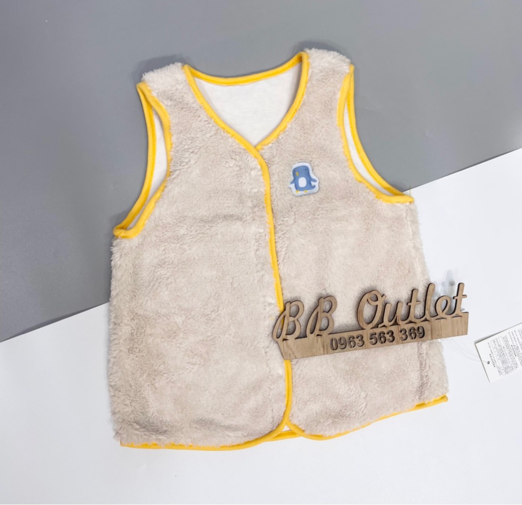 Áo gile lông cừu Agabang