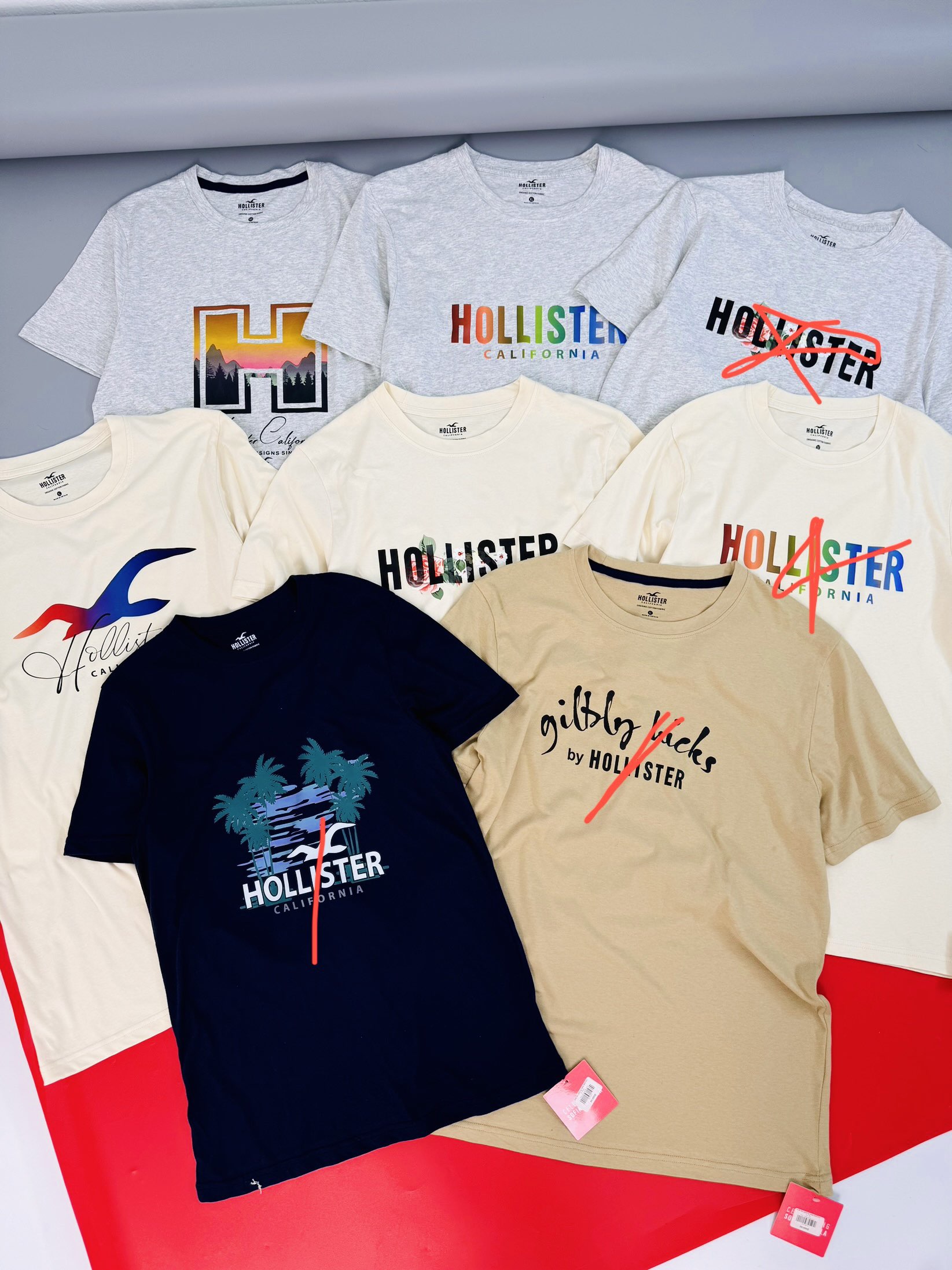 A48 Áo phông nam Holister