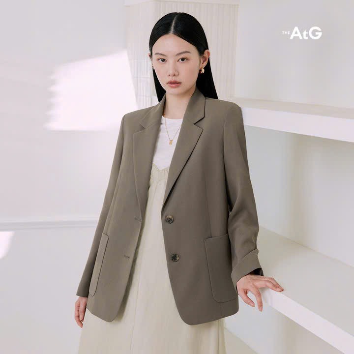 AE46 Áo vest blazer nữ