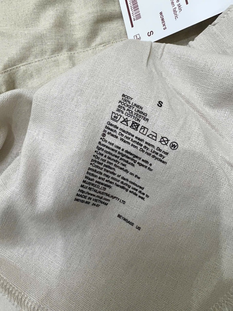 QE22 Quần short nữ linen