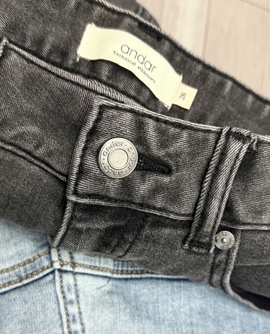 QE39 Quần jeans nữ ống đứng And@r