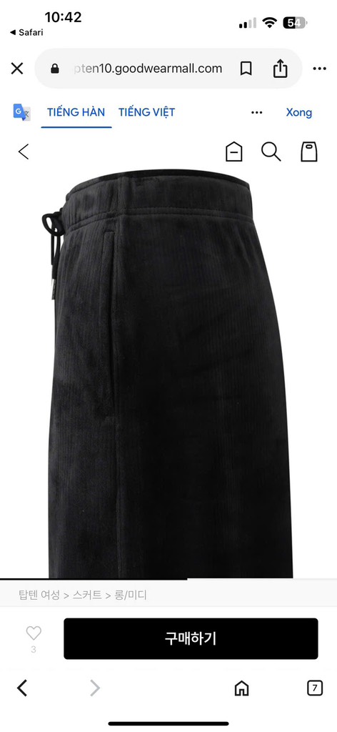 V19 Váy nhung Topten