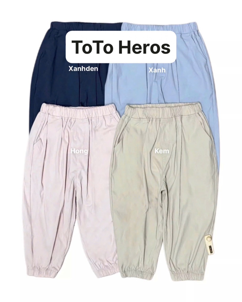 Q145 Quần gió trẻ em T0t0