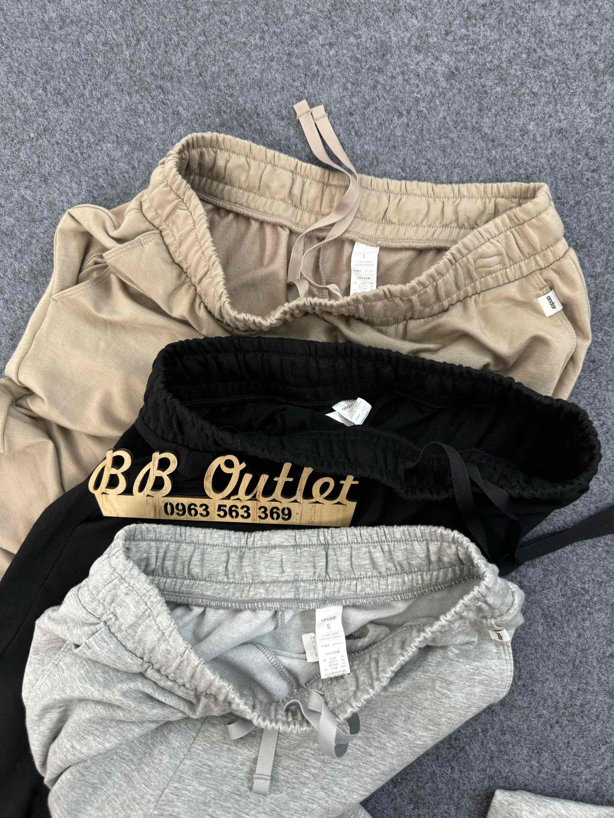 Q54 quần nỉ nữ Andar