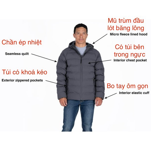 A166 Áo ohao nam Zeroxposur