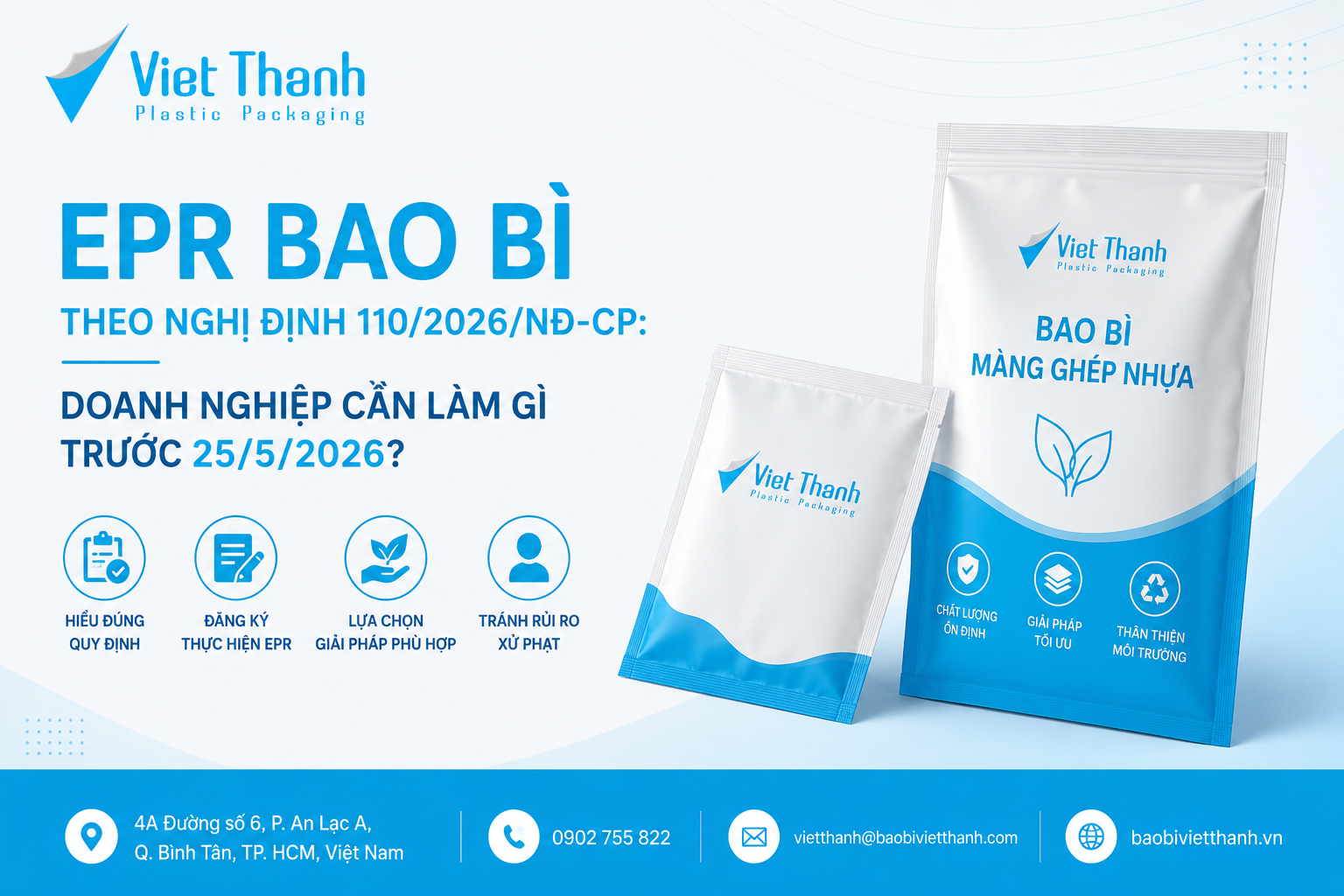 EPR Bao Bì Theo Nghị Định 110/2026/NĐ-CP: Doanh Nghiệp Cần Làm Gì Trước 25/5/2026