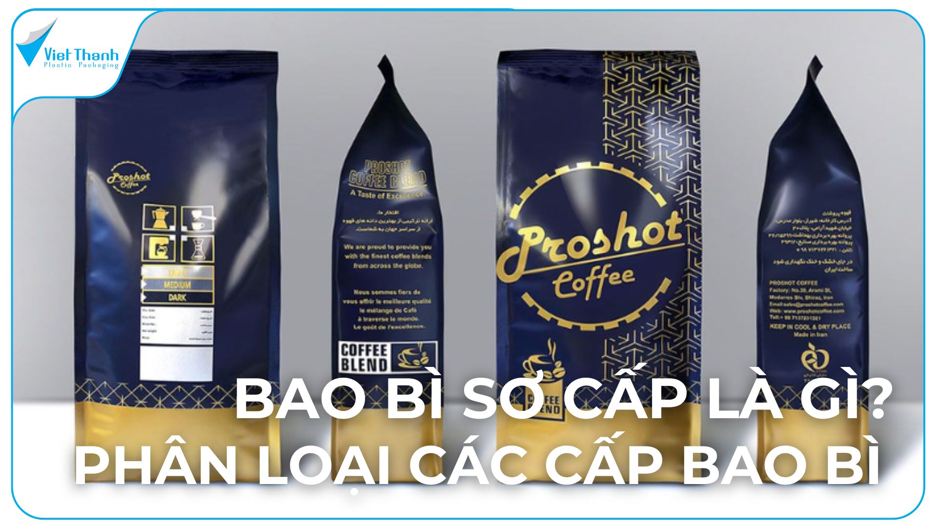 Bao bì sơ cấp là gì? Phân loại các cấp bao bì đóng gói trong sản xuất