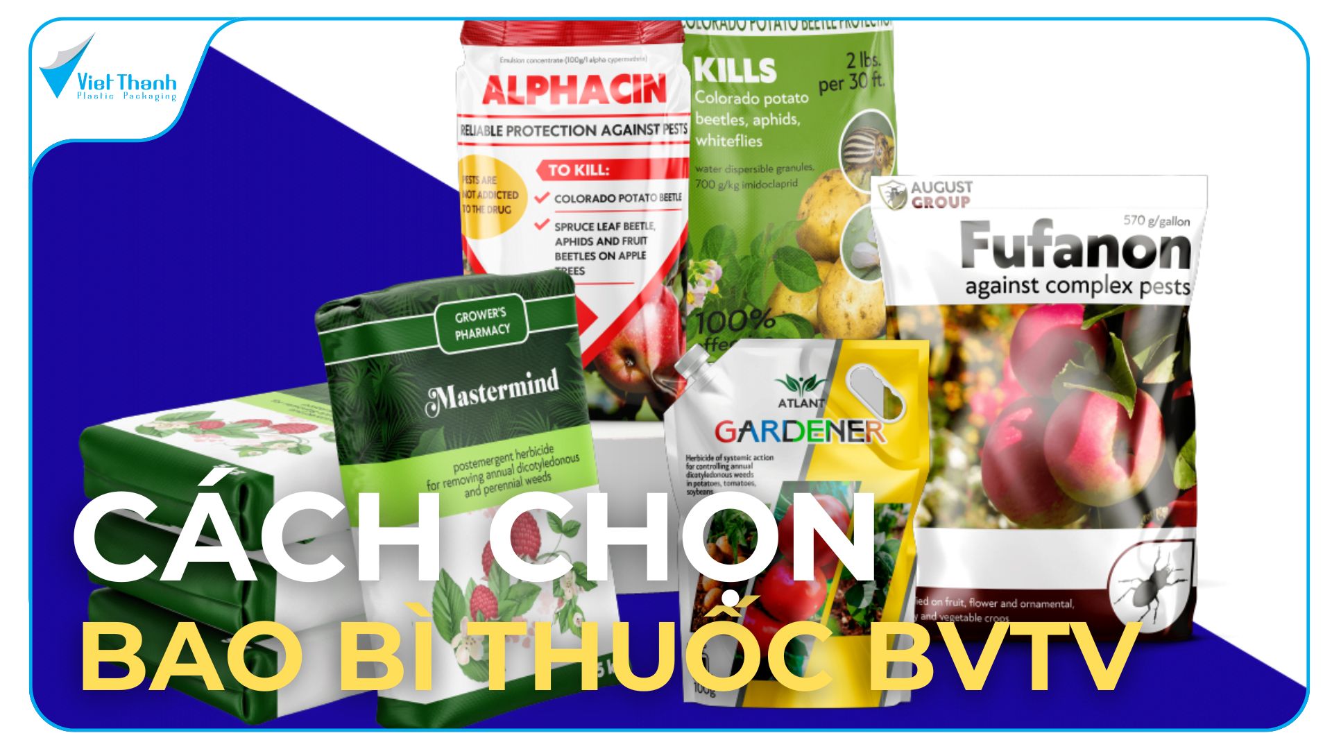 Cách chọn bao bì thuốc bảo vệ thực vật ngăn rò rỉ - bay hơi hóa chất
