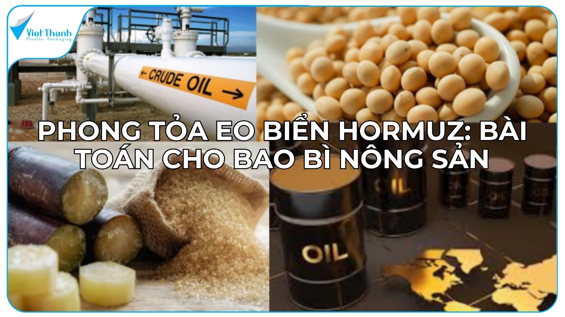Phong tỏa Eo biển Hormuz: “Cú sốc logistics” và bài toán bao bì nông sản tại Việt Nam