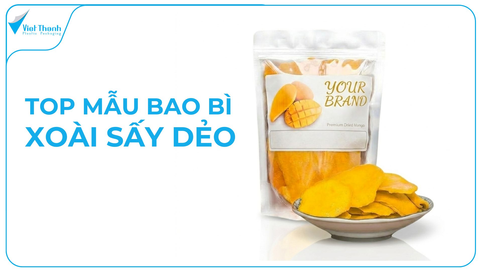Mẫu Bao Bì Xoài Sấy Dẻo Phổ Biến Trên Thị Trường
