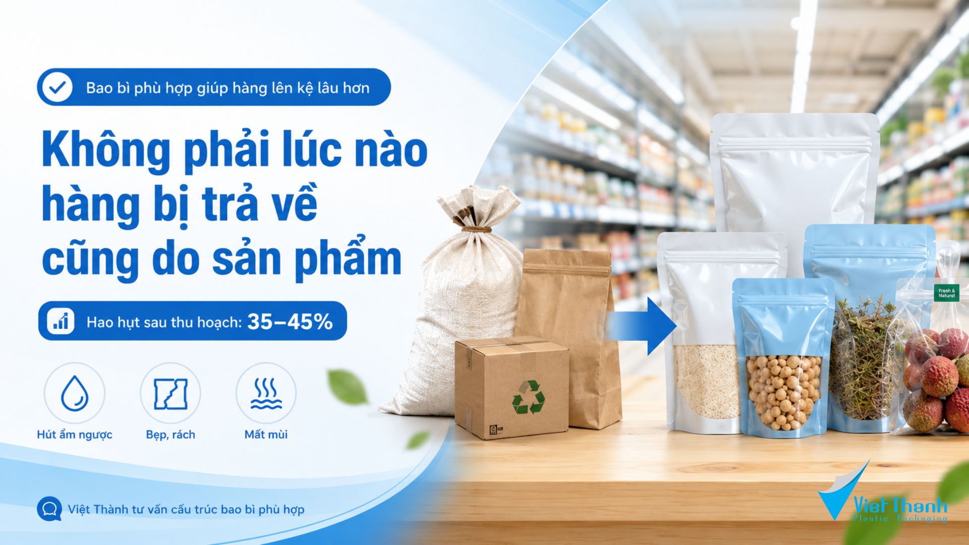 Vì sao nông sản bị siêu thị trả hàng?