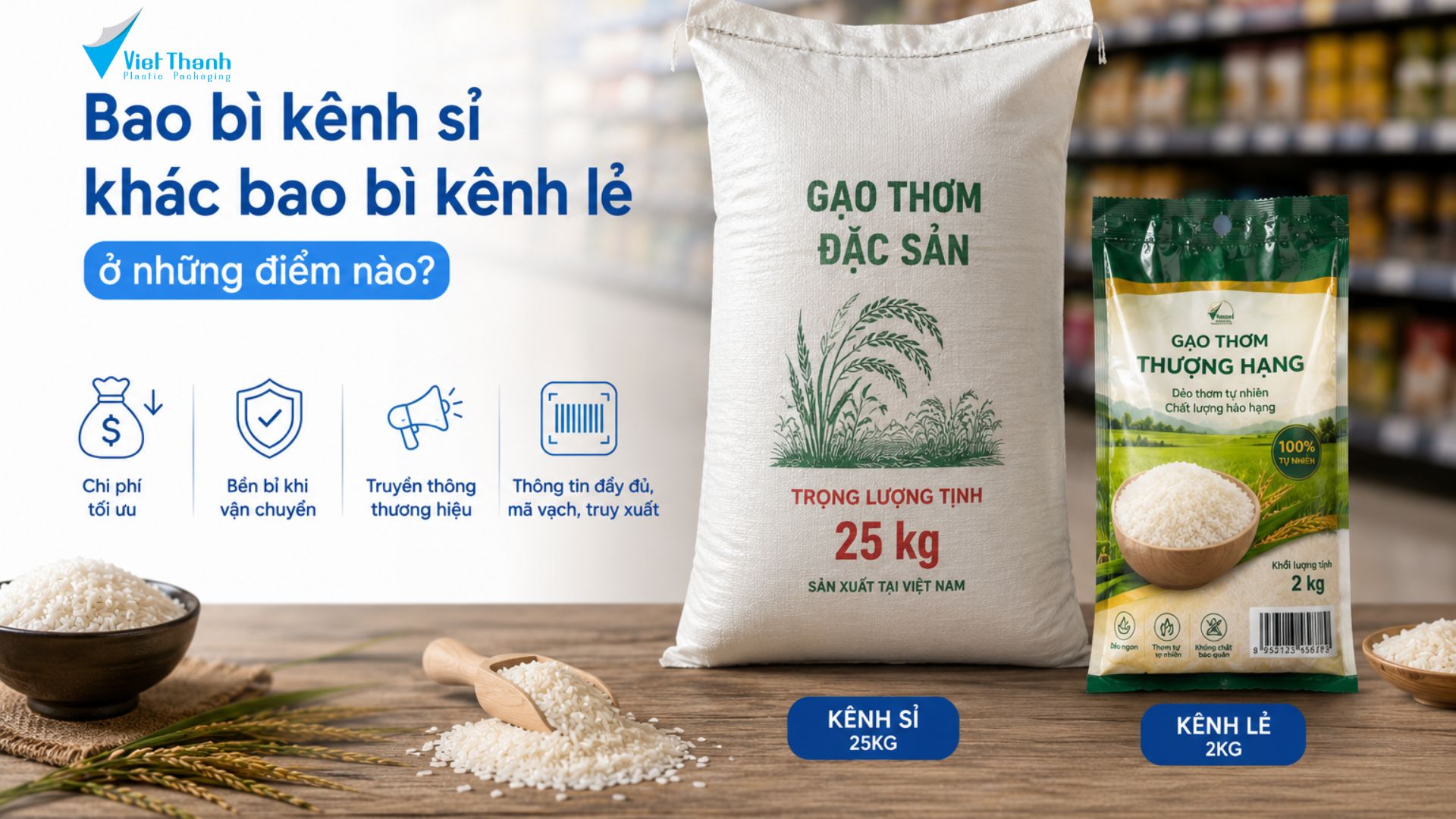 Bao bì nông sản lên kệ siêu thị: Thay đổi gì để được duyệt và bán được hàng?