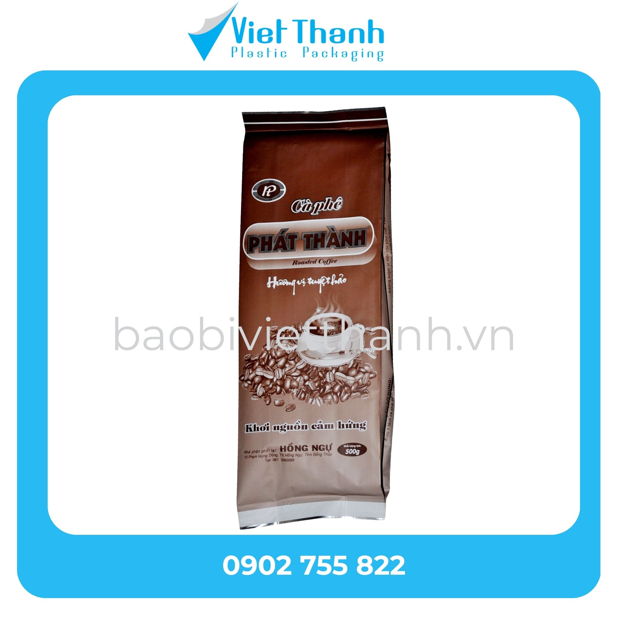 Bao Bì Cà Phê - Túi 3 biên, túi zipper, túi đáy đứng giá tốt, chất lượng cao, kín khí