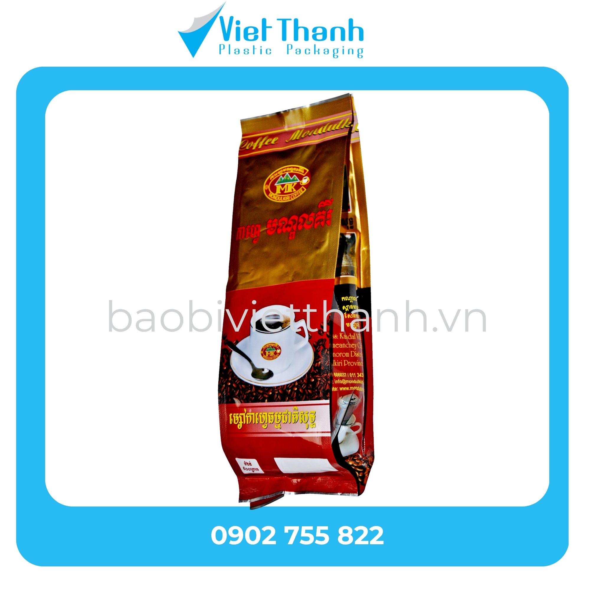 Bao Bì Cà Phê - Túi 3 biên, túi zipper, túi đáy đứng giá tốt, chất lượng cao, kín khí