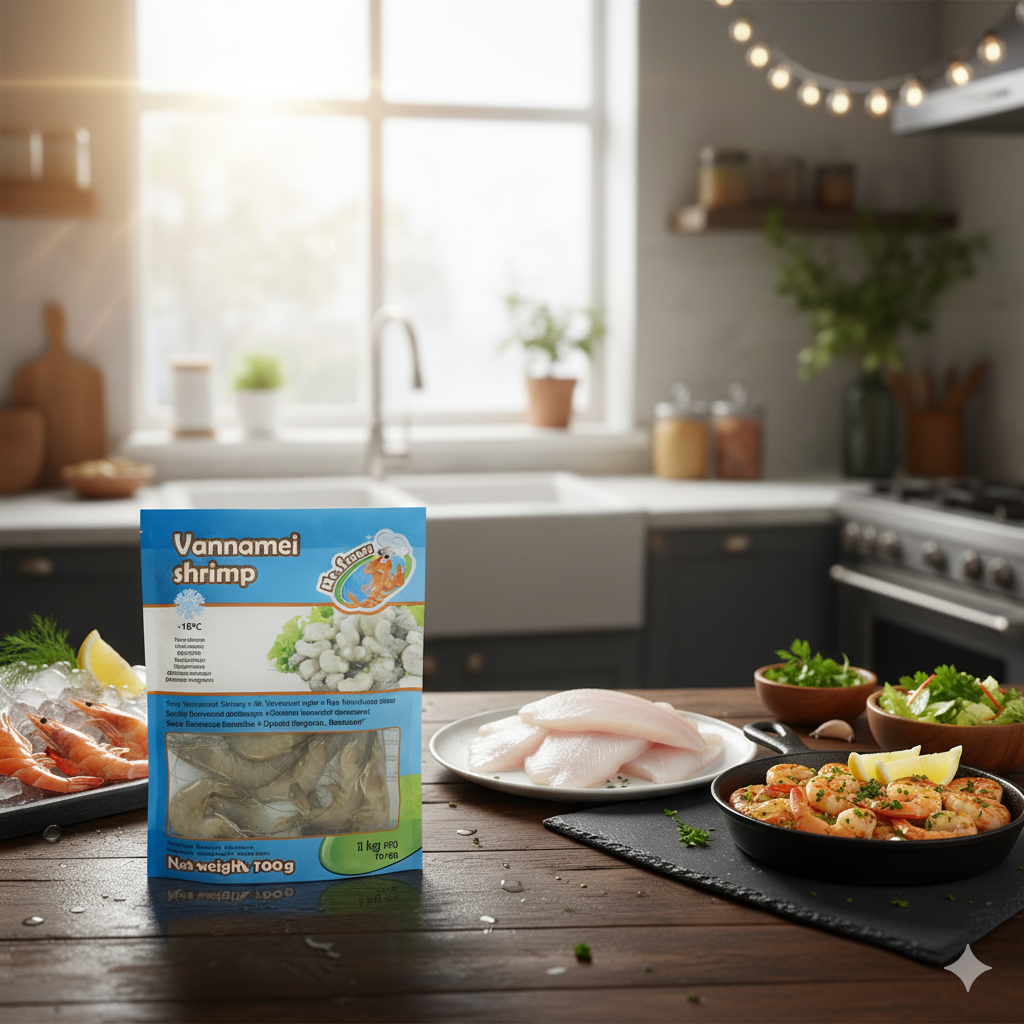 BAO BÌ TÔM ĐÔNG LẠNH UY TÍN, CHẤT LƯỢNG CAO, BẢO QUẢN TỐT