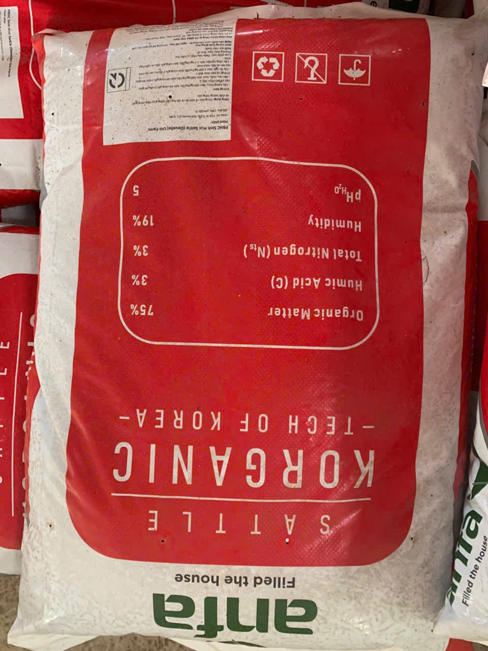 Bản sao của Phân nở Anfa Korganic Hàn Quốc 20kg