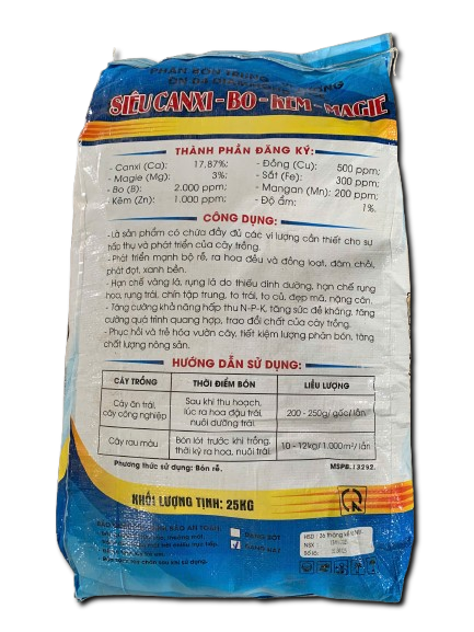 Trung vi lượng Đại Nghĩa 25kg