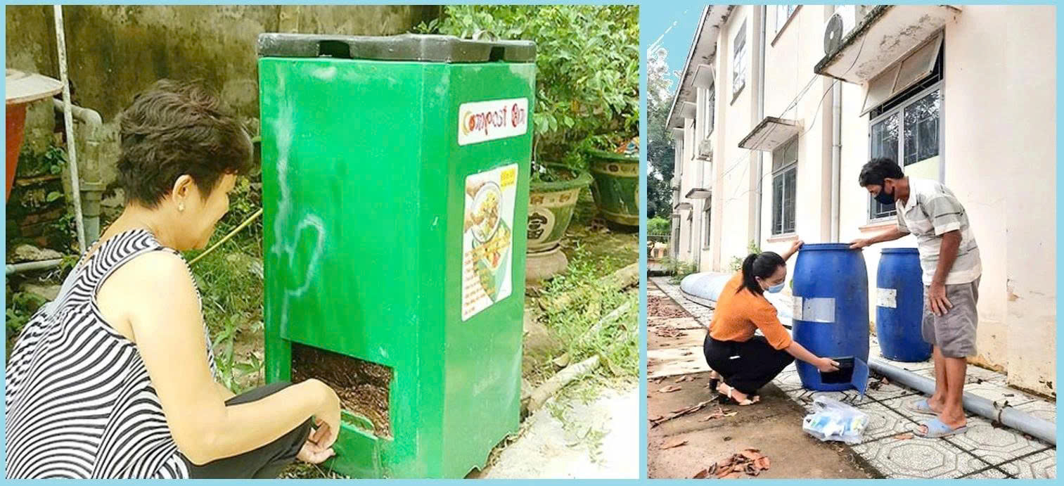 Thùng ủ rác hữu cơ