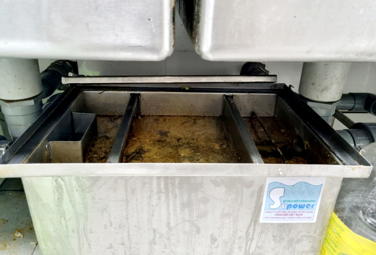 Bể tách mỡ 60 lít cao cấp báo giá ưu đãi 2025