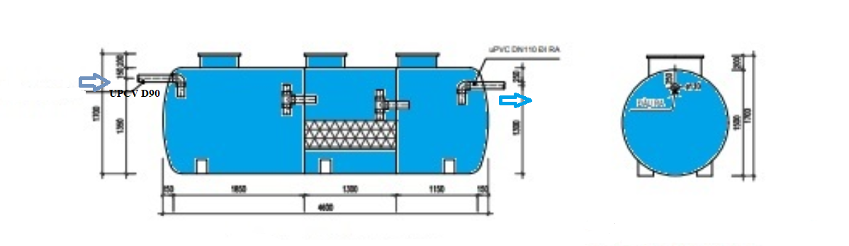 Module hệ thống xử lý nước thải JOKASO Tank 5m3 xử lý nước thải sinh hoạt và y tế