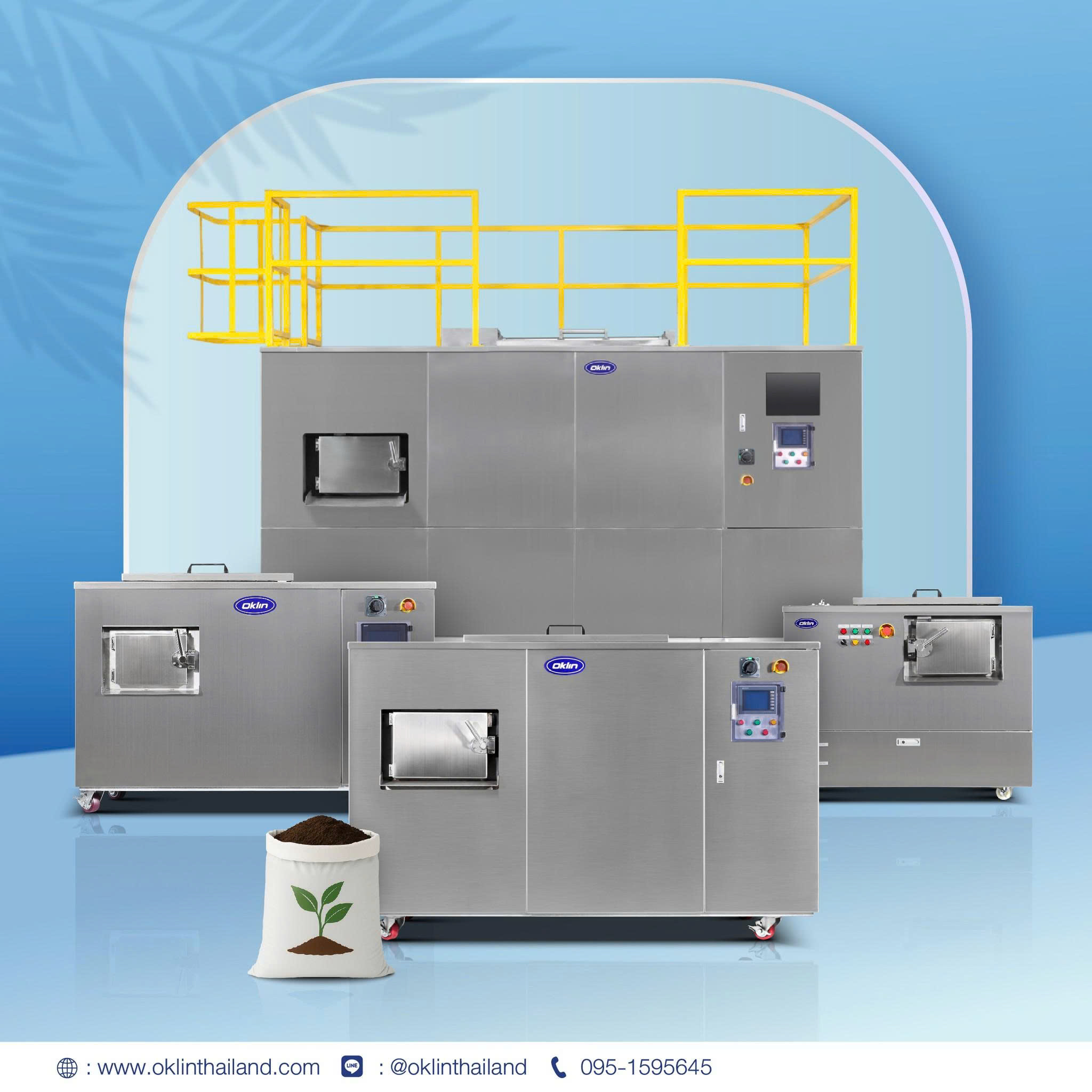 Máy phân hủy chất hữu cơ Nhập Thái Lan