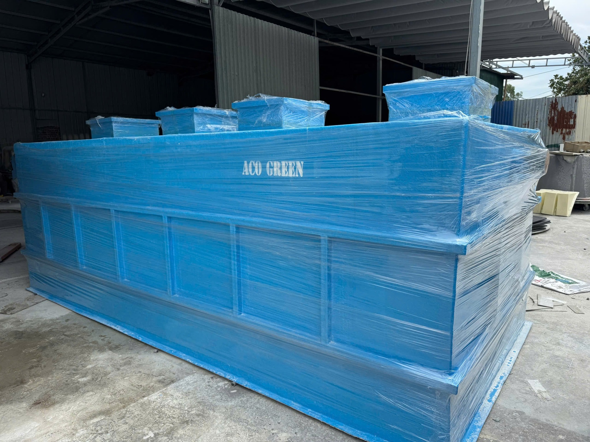 Bể tách mỡ công nghiệp FRP 8m3