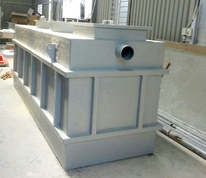 Bể tách mỡ công nghiệp FRP 8m3