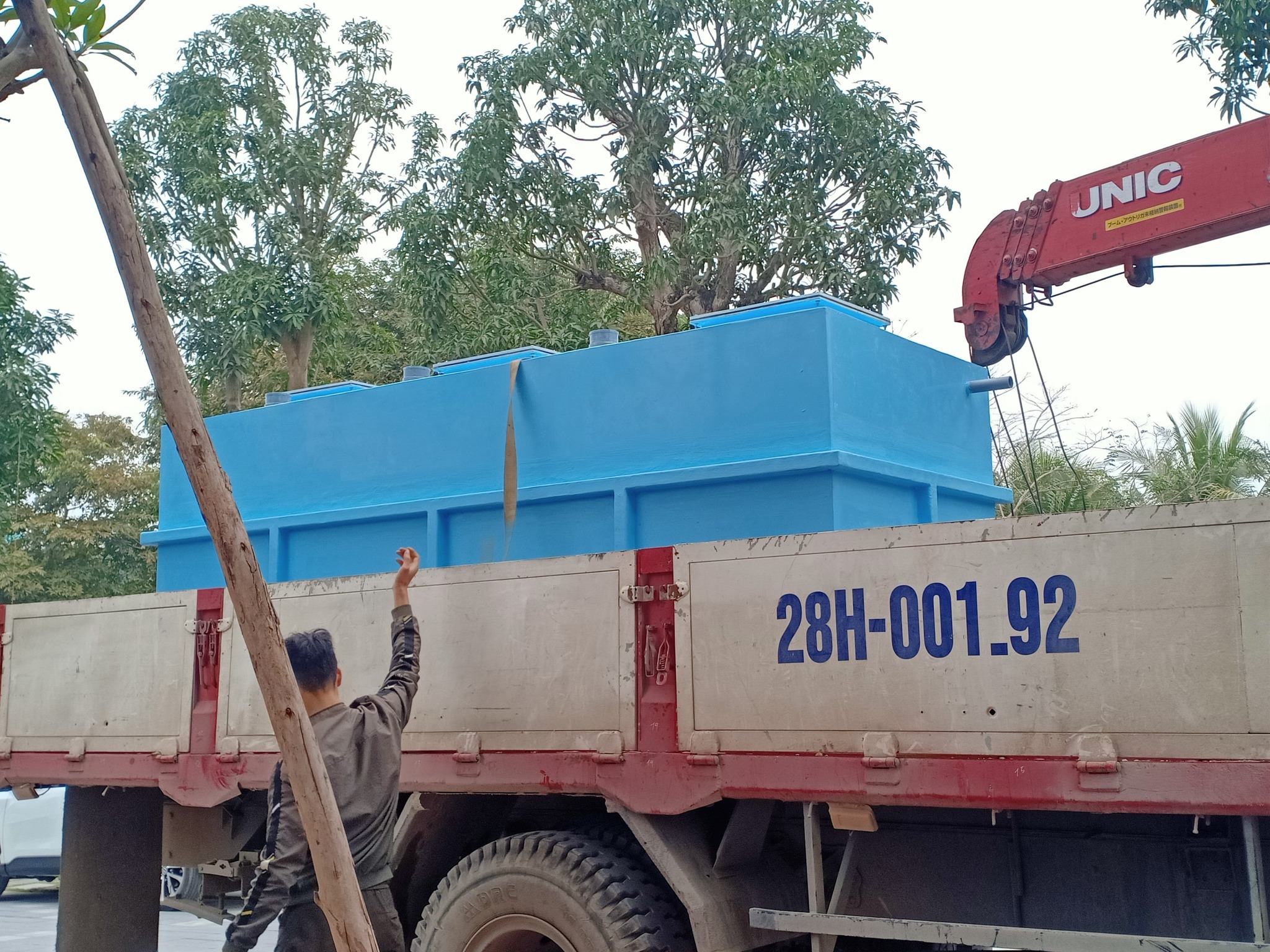 Bể tách mỡ ACO Green đặt nổi