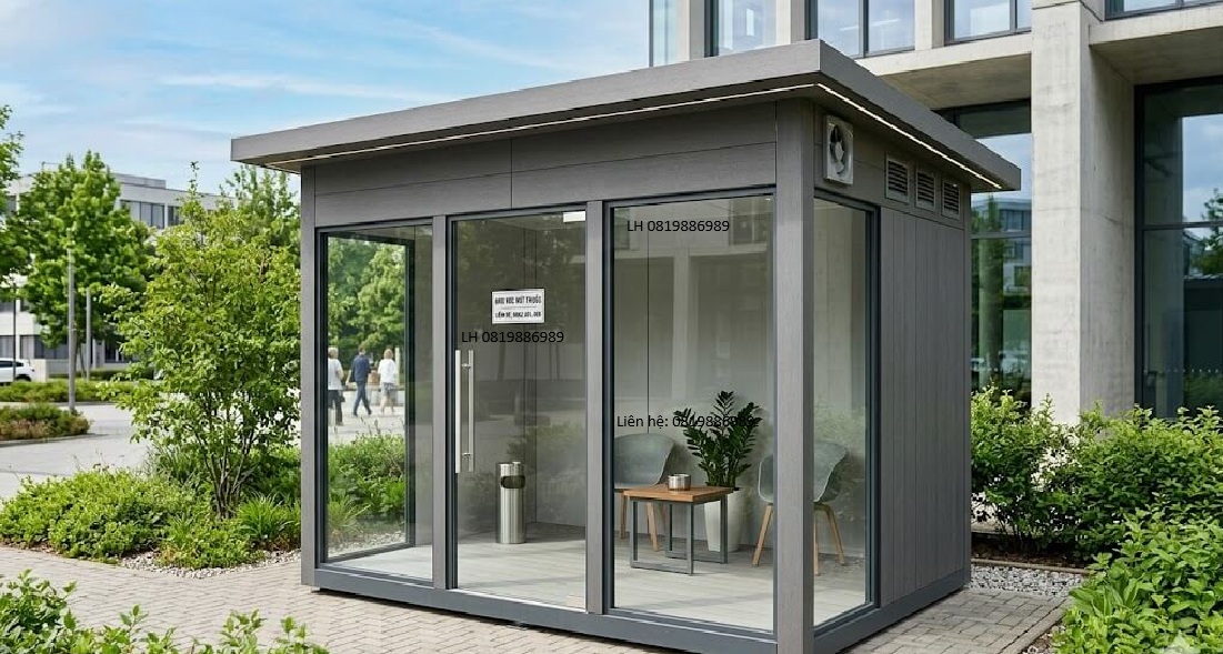 Cabin hút thuốc kiểu module 2026 (Báo giá tốt tận xưởng)