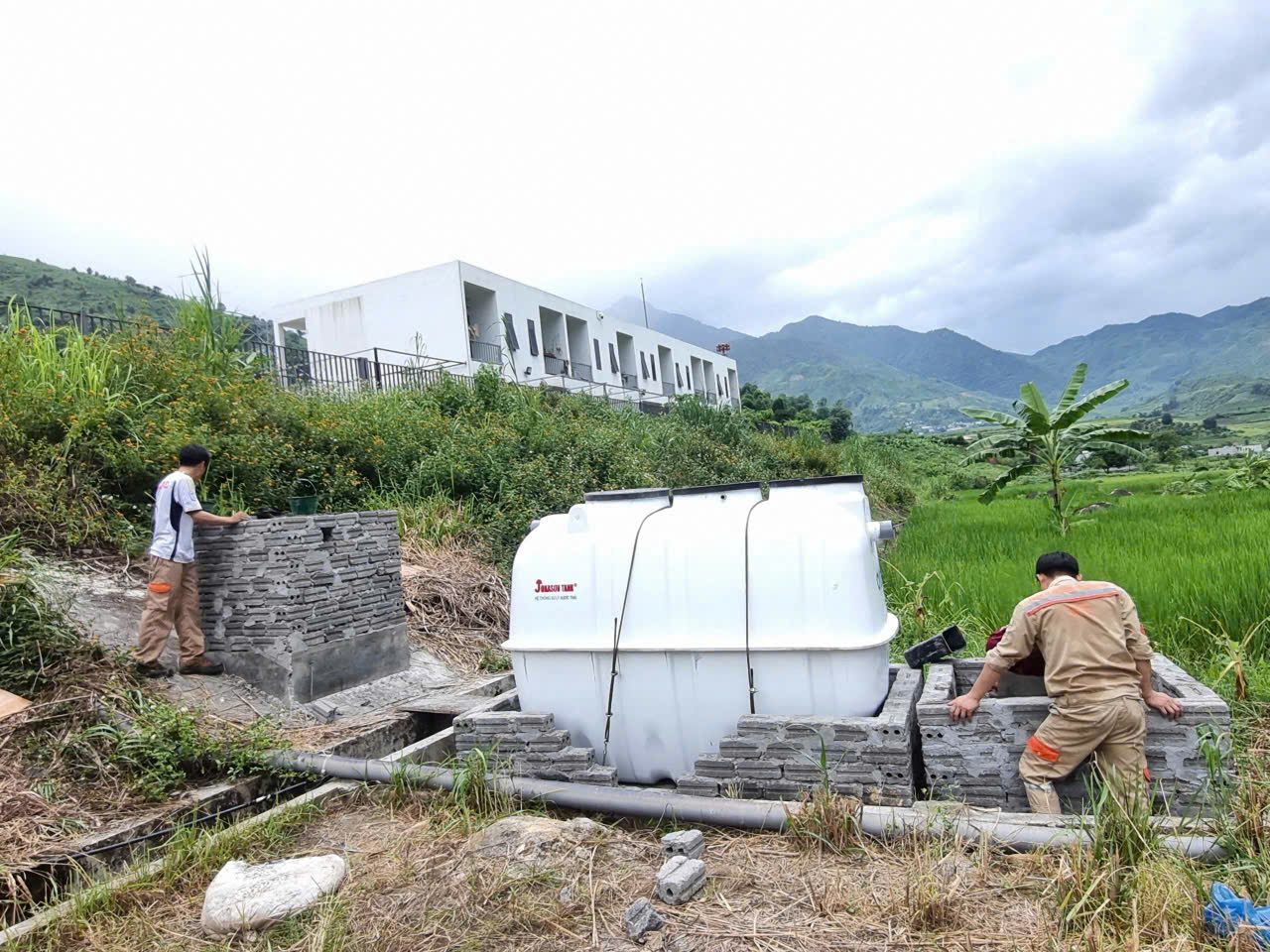 Bồn xử lý nước thải Jokasou tank 2m3 ngđ