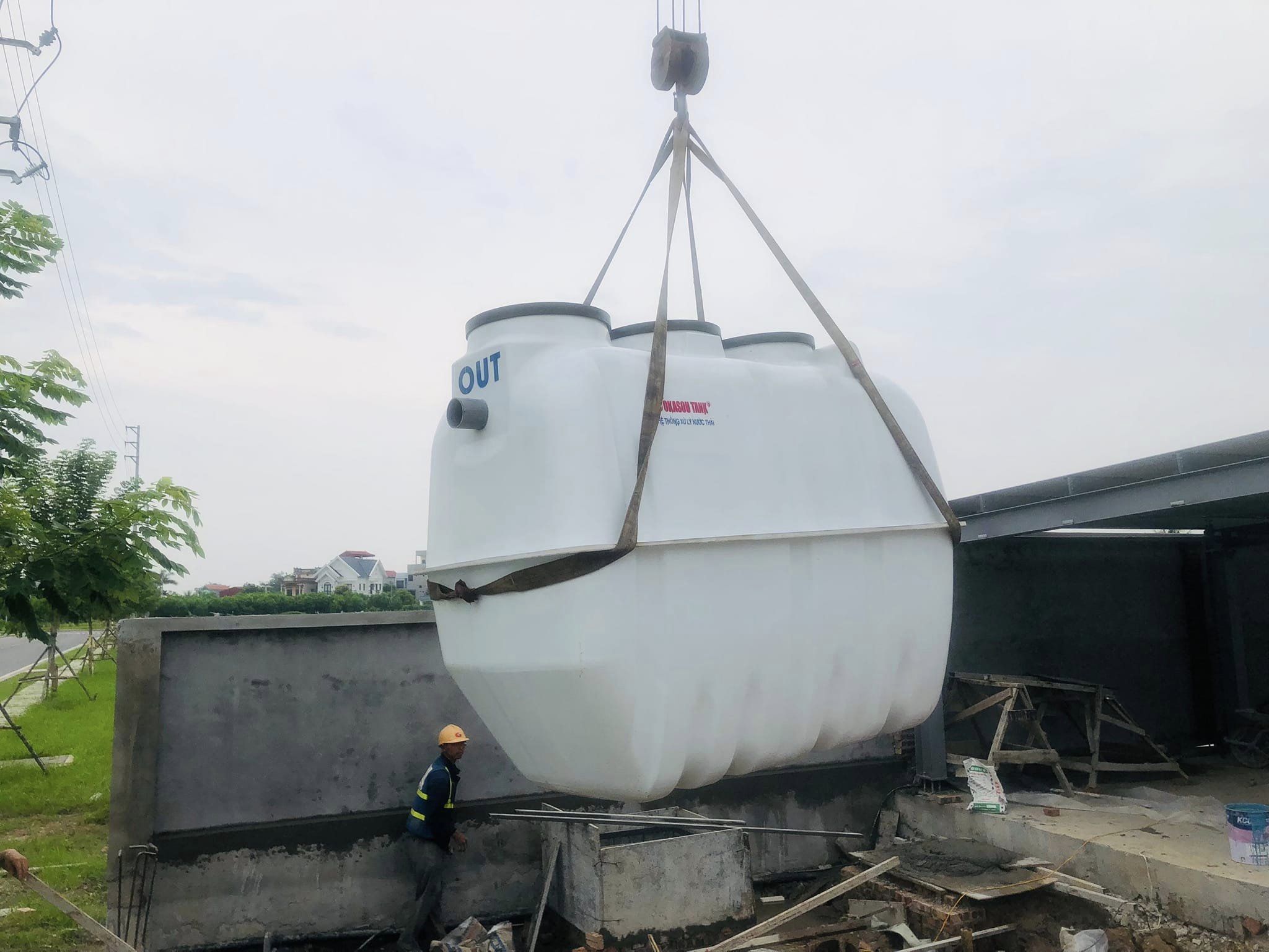 Bồn xử lý nước thải Jokasou tank 2m3 ngđ