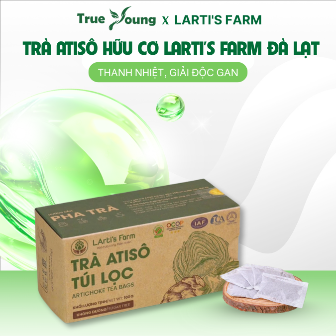 Atisô Nguyên chất 100%  Trà Atisô Hữu Cơ LArti’s Farm Đà Lạt