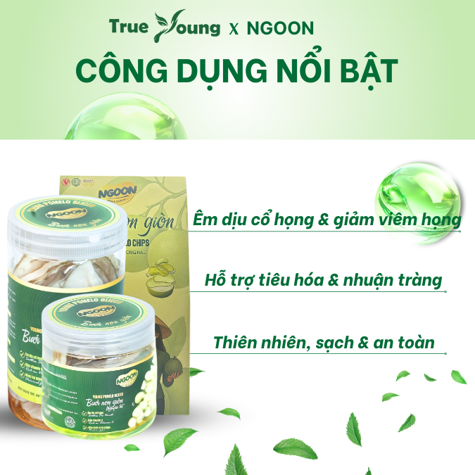 Bưởi non Ngoon giòn nguyên lát cao cấp